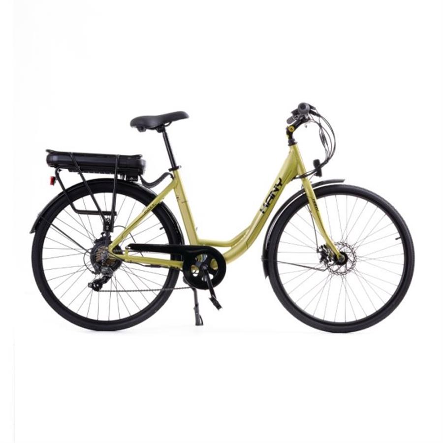 BICICLETA ELÉCTRICA EPAC KANY C700 - EB-C700-037 (ARG) COLOR VERDE - CON CASCO INCLUIDO