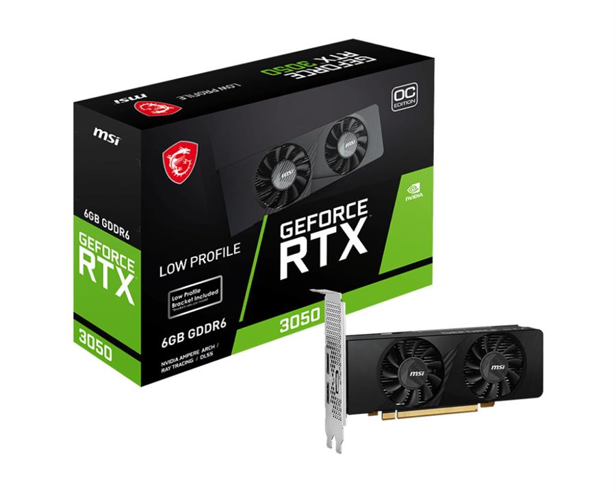 Placa RTX 3050 MSI LP 6G OC