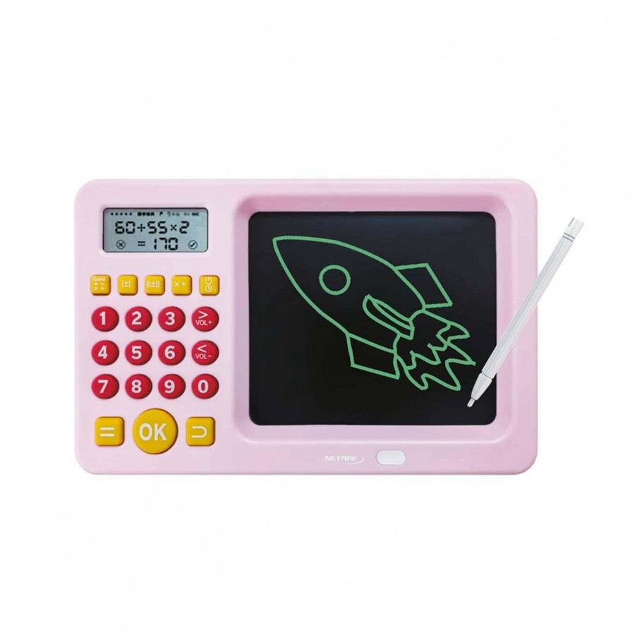 PIZARRA MAGICA NM-PM103-P C/CALCULADORA ROSA NETMAK