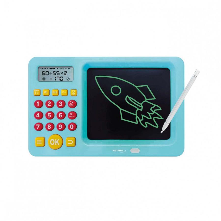PIZARRA MAGICA NM-PM103-B C/CALCULADORA  AZUL NETMAK