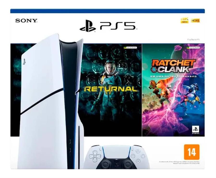 SONY PS5 SLIM 1TB DIGITAL RATCHET CLANK + RETURNAL